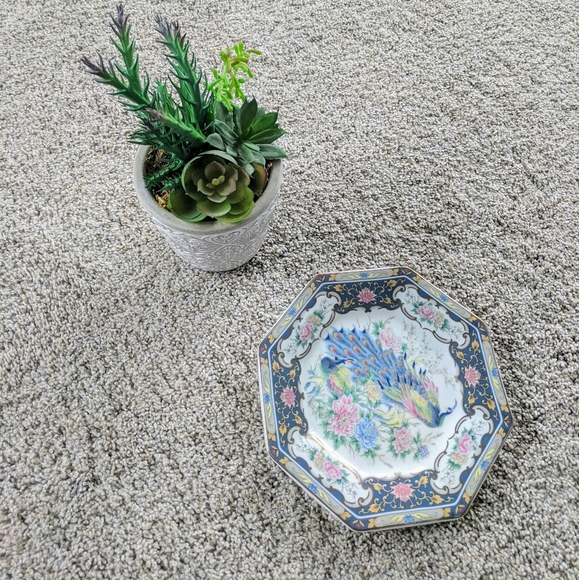 Antique Peacock Decorative plate